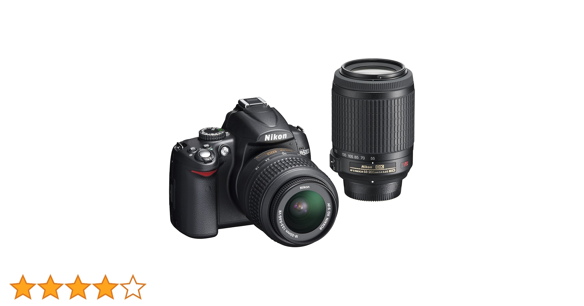 Nikon - Nikon デジタル一眼レフカメラ D5000 ダブルズームキット Amazon | Nikon デジタル一眼レフカメラ D5000 ダブルズーム